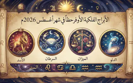 أبرزها الأسد والسرطان: هذه هي الأبراج الأوفر حظاً وسعادة في أغسطس 2026