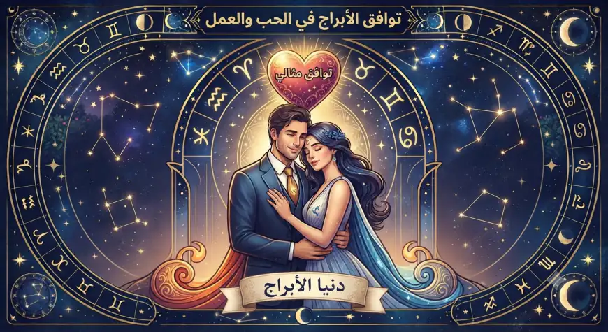 برج الحوت.. توافق الحب والعمل في شهر أغسطس