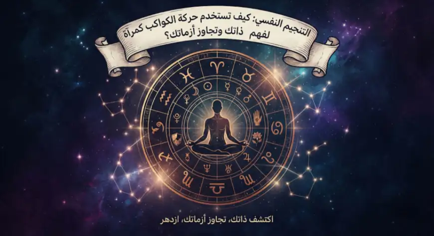 التنجيم النفسي: كيف تستخدم حركة الكواكب كمرآة لفهم ذاتك وتجاوز أزماتك؟
