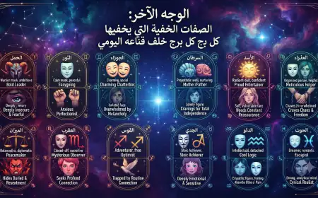الوجه الآخر: الصفات الخفية التي يخفيها كل برج خلف قناعه اليومي