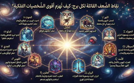 نقاط الضعف القاتلة لكل برج: كيف تُهزم أقوى الشخصيات الفلكية؟