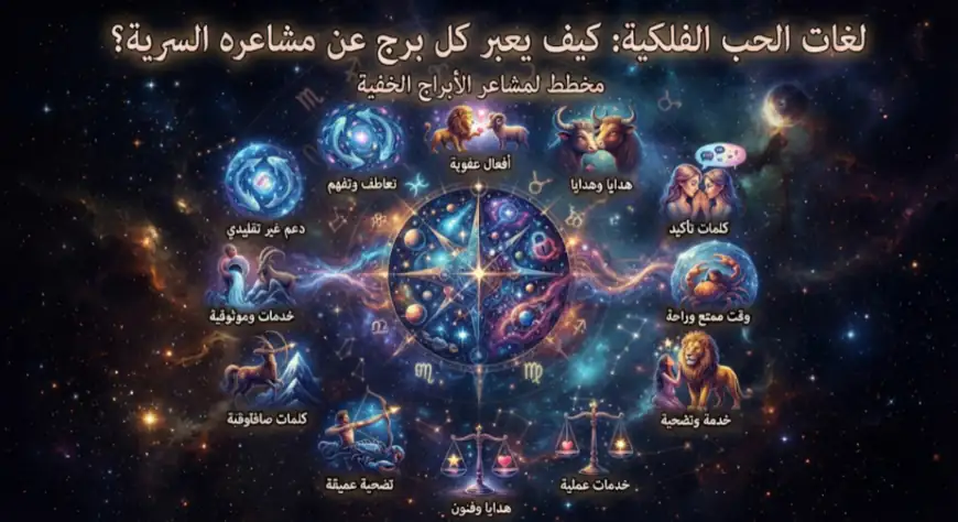 لغات الحب الفلكية: كيف يعبر كل برج عن مشاعره السرية؟