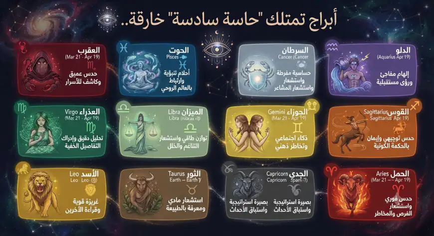 أبراج تمتلك "حاسة سادسة" خارقة.. هل أنت من بينها؟